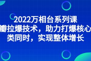 2022万相台系列课：最新拉爆技术，助力打爆核心品类同时，实现整体增长