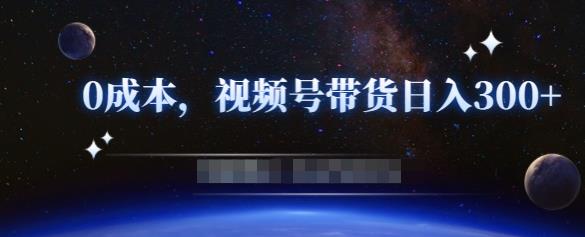 零基础视频号带货赚钱项目，0成本0门槛轻松日入300 【视频教程】