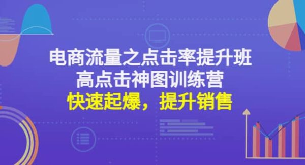 电商流量之点击率提升班 高点击神图训练营：快速起爆，提升销售