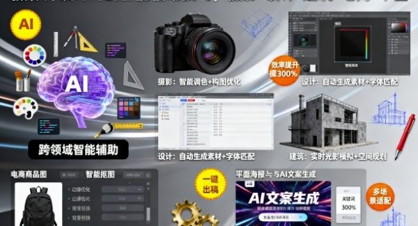 摄影师设计师的智能辅助技巧，摄影-设计-建筑-电商-平面