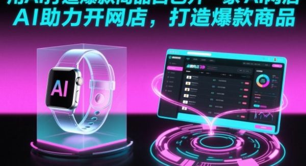 用AI打造爆款商品自己开一家AI网店,AI助力开网店,打造爆款商品